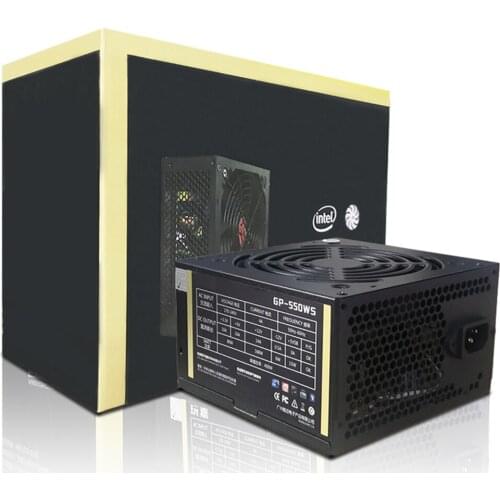 6PIN Graphic Card Power Supply 400W Mute Desktop Case Power Supply MAX 400W SATA Passive PFC For Intel ATX PC Power Supplies