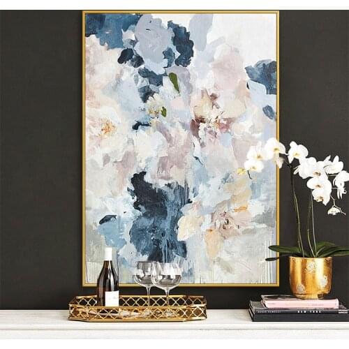 EECAMAIL 5D DIY Diamond Painting Flowers Striving Beauty Modern Home Decoration Painting American Luxury Painting No Frame