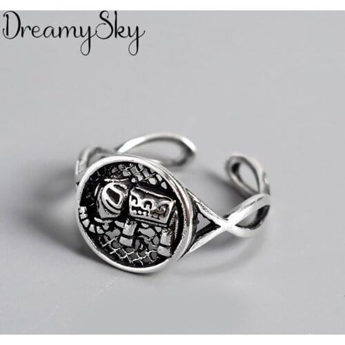 Fashion Female Elephant Finger Rings For Women Lover Wedding Jewelry Party Trendy Statement Rings Wholesale