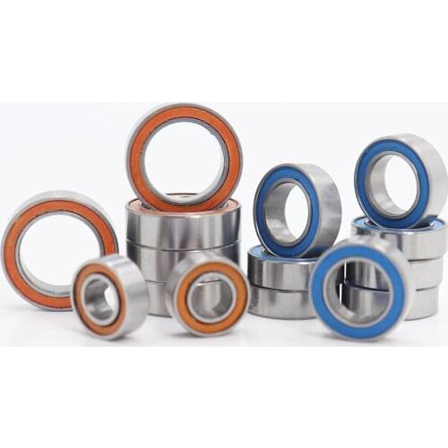 Bearing Kit Compatible For Tekno EB48 2.0 Rally Precision Ball Color Rubber Seals 34Pcs