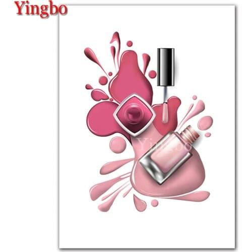 Nail Polish Beauty Salon Wall Art 5D diy Diamond Painting Full Square/round diamond Embroidery New Arrival Mosaic Home Decor