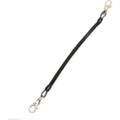 Multi-Function Fly Fishing Lanyard Expandable Coil Style Net Cord Pin-on Retractor Zinger Gear Keeper Stopper