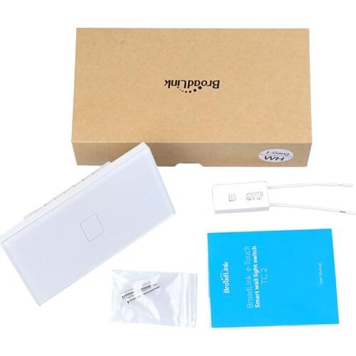TC2-US 220V BroadLink Wall Switch, US version Smart Wall Light Touch Remote Switch control from anywhere Via 3G/4G