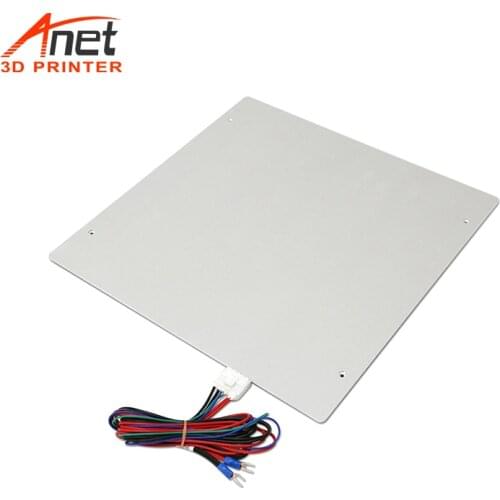 2021 New Anet Aluminum MK3 12V Hot bed Heatbed Table Printing Platform For Anet 3D Printer A8 A6 A2 Hot selling