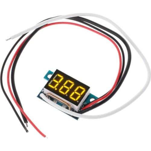 2021 New DC0-10A Digital LED Ammeter Current Panel Meter 0.36in Module Reverse protection