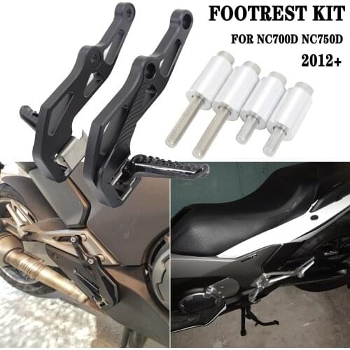 NEW Motorcycle Accessories Foot Pegs CNC Footrest Kit For HONDA NC700D NC 700D NC750 D 2012