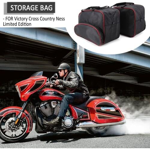 NEW Motorcycle Saddle Bags Side Storage Luggage Bag Inner Bag Liner FOR Victory Cross Country Ness Limited Edition