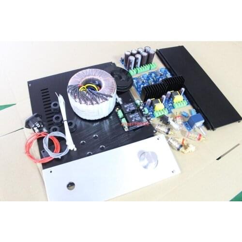 New amplifier DIY Kit L15D Power amp board + box + transformer + PSU + Protection