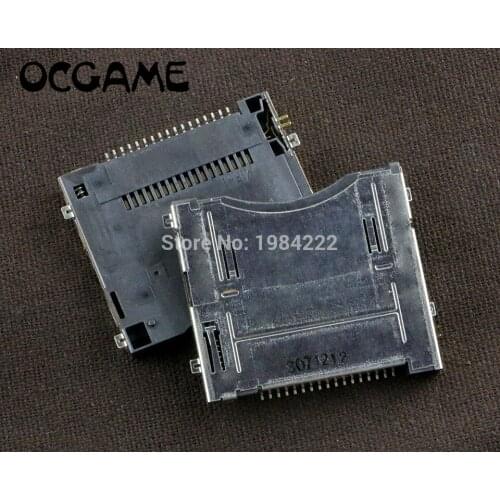 OCGAME 12pcs/lot high quality Replacement game Card Slot Socket For 2DS Repair Parts Original