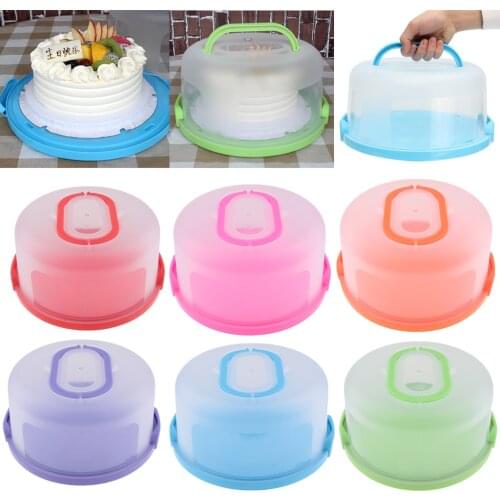 Portable Cake and Cupcake Carrier/Storage Container for Transporting Cakes Cupcakes Pies Dessert Display