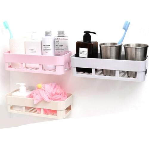 NEW Bathroom Shelf Storage Shampoo Holder Kitchen Storage Rack Organizer Wall Shelf Bathroom Holder Shelves Corner Shower Shelf