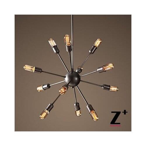 Replica item American Style Sputnik pendant light heads bulbs Edison iron Lamp industrial Lights free shipping