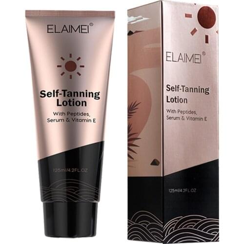 Self Tanner Organic Tanning Body Lotion Cream Self Tanning Lotion 125 mL