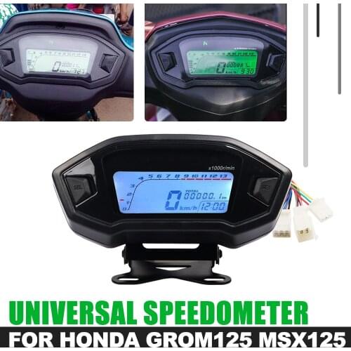 For Honda Grom 125 MSX125 Motorcycle LCD Digital Indicator Speedometer waterproof Odometer Velocimetro meter