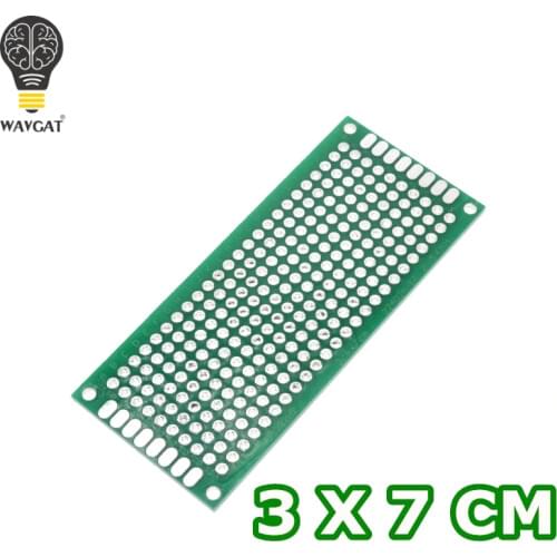 SUQ 3CMx7CM Double Side Prototype PCB diy Universal Printed Circuit Board