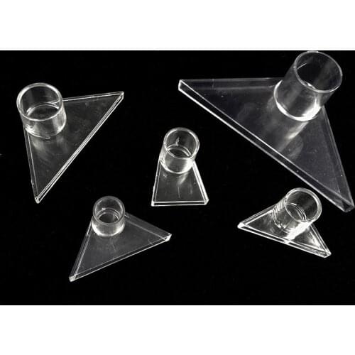 Aquarium Duckbill Outlet Triangular Flat Sprinkler Aquarium Water Pipe Fitting Right Angle Acrylic Transparent Duckbill