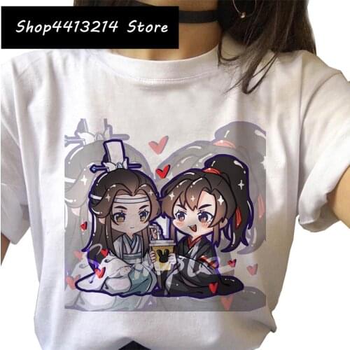 Mo Dao Zu Shi T Shirt Women Weis Envious Cute Tee Vintage Aesthetic T-Shirt Fashion Hot Anime Female T-Shirt Summer Harajuku