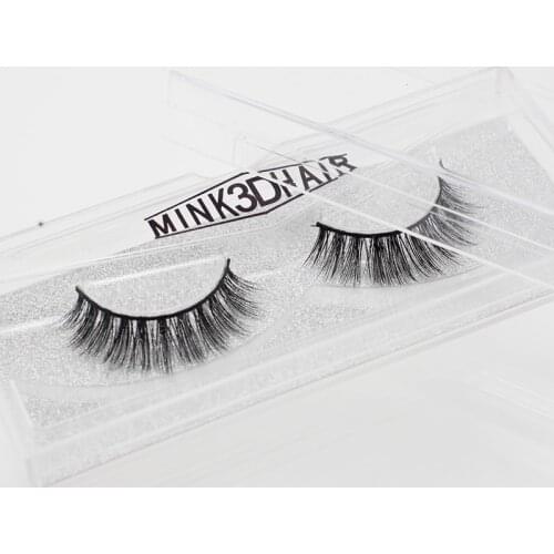 1 Pair Real 3D Mink Lashes Soft Natural False Eyelashes Mink Eyelashes Makeup Long Eye Lashes Eyelash Extension