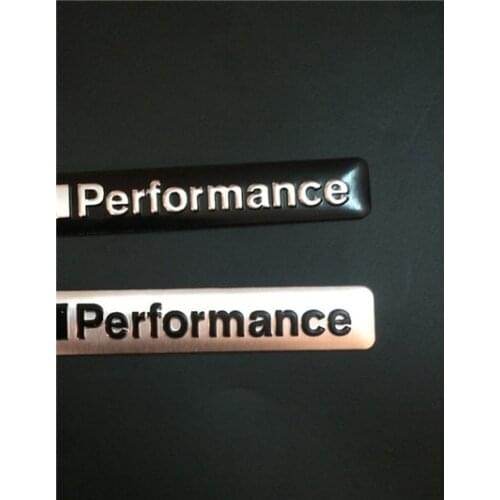 1X New Aluminum Alloy 3D M performance Badge Emblem body sticker 85mm*12mm
