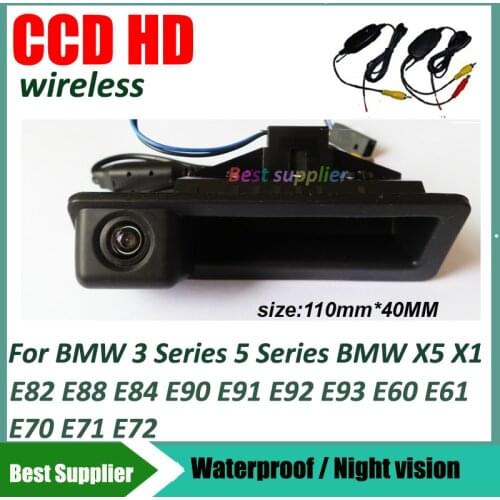 2.4Ghz Wireless car parking rear backup camera for BMW 3 Series 5 Series X5 X1 X6 E39 E46 E53 E82 E90 E91 E92 E93 E60 E71 E72
