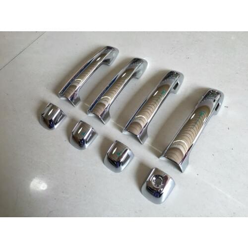 Auto chrome accessories,door handle trim for LAND CRUISER 200 2016,ABS chrome