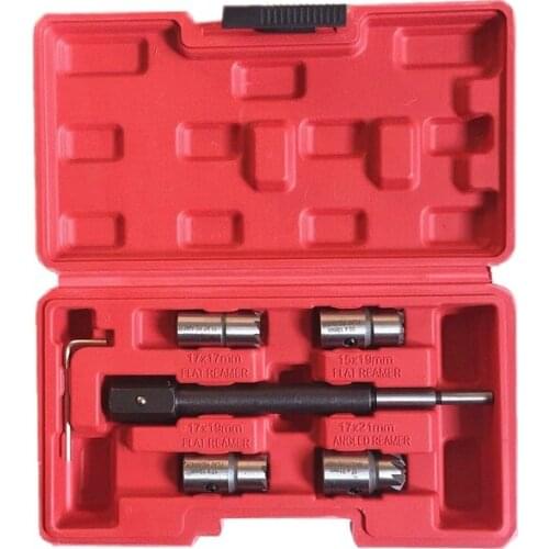 AZGIANT 5Pcs Car Diesel Injector Seat Cutter Cleaner Repair Remover Removal Tool Kit Accessories
