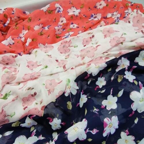 Big Deal 75D Chiffon Printed Fabrics Polyester Fabrics for Womens Dresses and Jackets