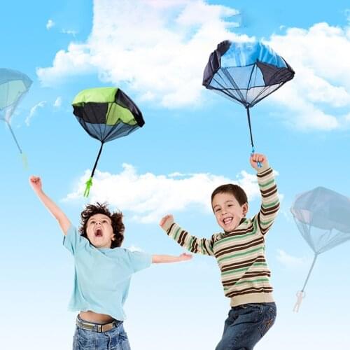 Hand Throwing Mini Play Soldier Parachute Toys For Kids Outdoor Fun Sports Childrens Educational Parachute Game
