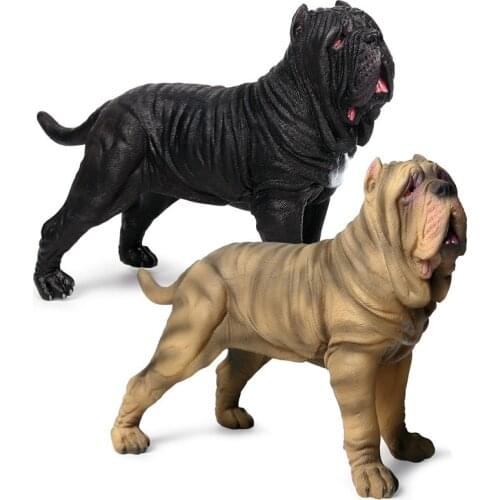 Dog Animal Simulation Newpoliton Dog Figure PVC Lovely Pet Model Toys Home Decor Figurine Decoration Gift For Kids Toys