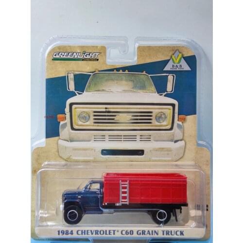 1/64 GreenLight 1984 Chevrolet C60 GRAIN TRUCK Collection of die-cast alloy car models