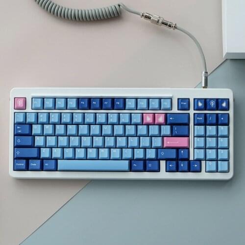 129 Keys Onim keycap PBT Dye-Sublimation Keyboard key Cap cherry profile Personalized keycaps
