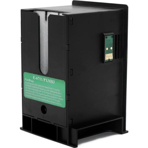 Waste Ink Box T6711 for Epson WorkForce Pro WF-7110 WF-7210 WF-7710 WF-7720 WF-7715 Maintenance Ink Tank