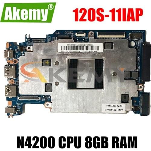 For Lenovo 120S-11IAP S130-11IGM laptop motherboard 120S-S130 with CPU N4200 N4100 8G RAM support M2 hard drive tested 100% work