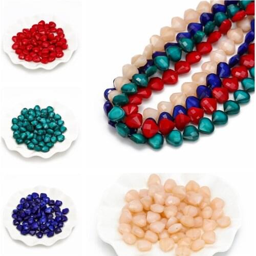 MEIBEADS New 20PC Fan-shaped Beads for Jewelry Making Diy Glass Spacer Beads Jewelry Accessories Fashion Findings 12*10mm GS06