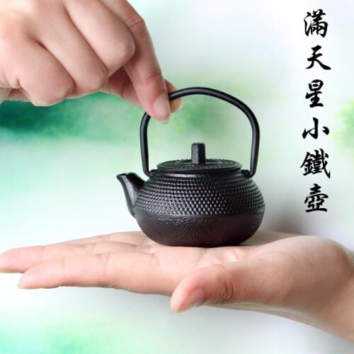 Mini pig iron kettle pot teapot Japanese cast iron tea pot of tea pet ornaments accessories Oscar special offer free shipping
