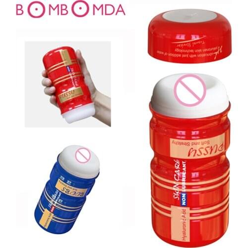 Male Masturbator Silicone Artificial Vaginal Anal Masturbation Cup Adults Products Sex Toys for Men Fake Vaginal Penis Massager