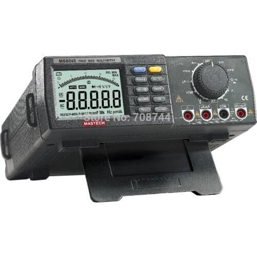 MASTECH MS8040 22000 Counts AC DC Voltage Current Auto Range Bench Multimeter True RMS Low-pass Filtering With RS-232 Interface