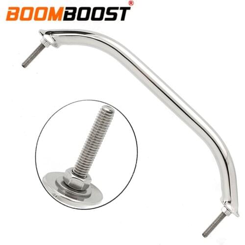 Stainless Steel Durable Handrail Polished Handle Grab 100% New Hardware Replacement Boat Marine Yacht RV 12 inch