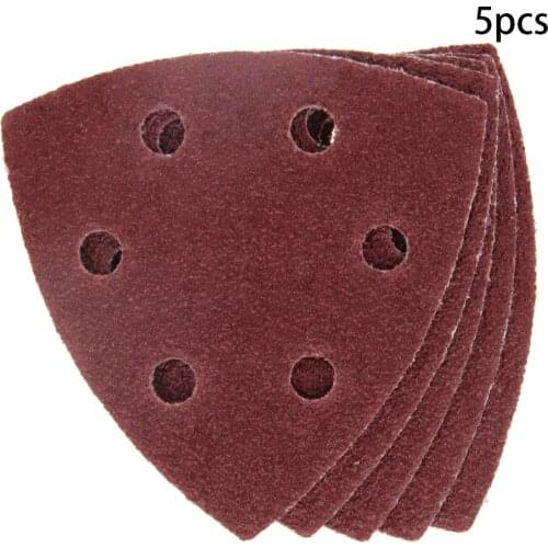 Triangle Delta Sander Paper Grit 40/60/80/100 Hook And Loop Self-adhesive Sandpaper Disc Abrasive Tool For Polishing 90*90mm Hot