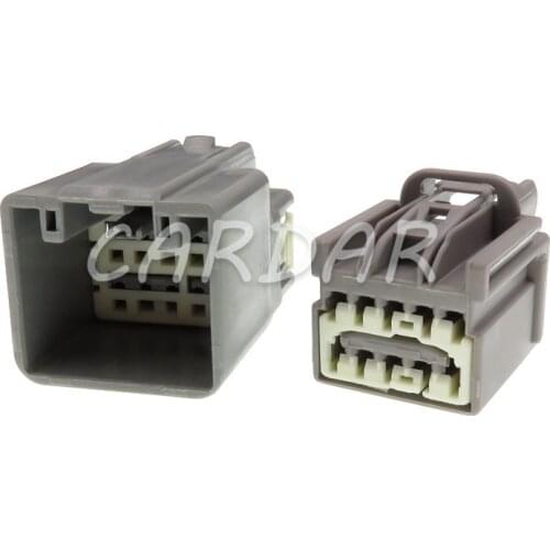 1 Set 10 Pin 7282-6455-40 7283-6455-40 Car Auto Rearview Mirror Cable Socket Connector For Ford