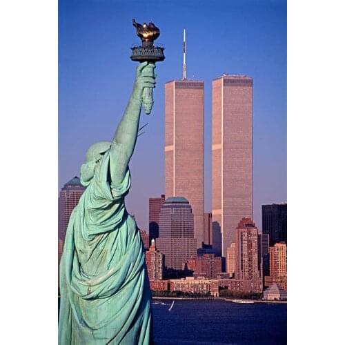 TWIN TOWERS - NEW YORK CITY Art Film Print Silk Poster Home Wall Decor 24x36inch