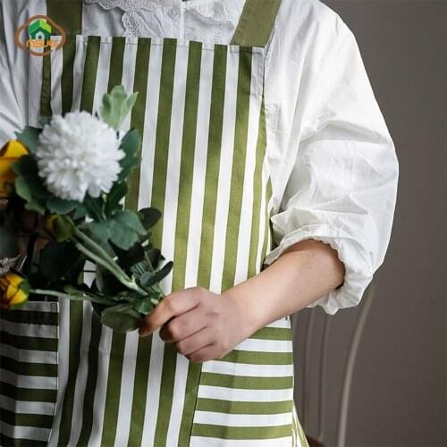 MSJO Woman Apron Man Adults Dress Kitchen Pastry Vintage Apron Baking Barista Art Gardener Painting Waterproof Aprons For Chefs