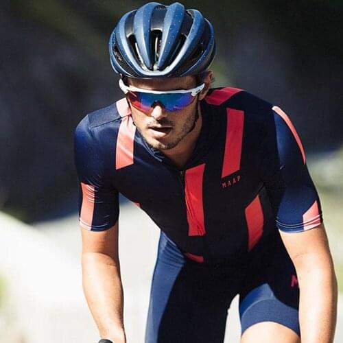 Retro MAAP Summer Cycling Jersey 2021 Team Racing Wear MTB Downhill Mountain Bike Men Breathable Short Sleeve Shirt