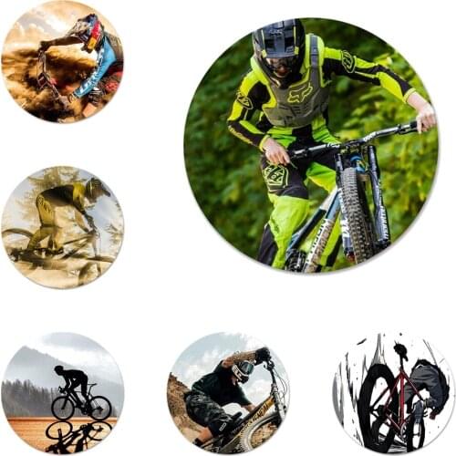 58mm Amazing mountain bike Bicycle Icons Pins Badge Decoration Brooches Metal Badges For Backpack Decoration
