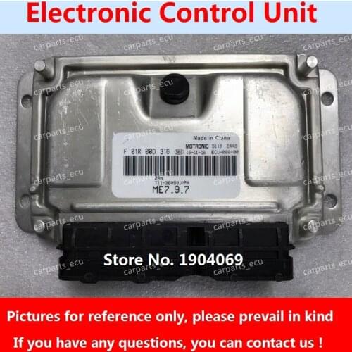 Engine Computer Board 0261B05884 T11-3605010EA M7.9.7 ECU F01R00D316 T11-3605010PA/F01RB0D316 For Chery Tiggo Car