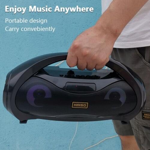 Powerful Bluetooth Speaker with Mic Wireless Portable Column Home Theater Music Center System 4D Stereo Subwoofer caixa de som