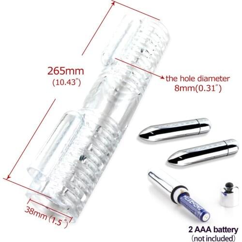 APHRODISIA Gay Couple Vibrator For Man Sex Product Double Stroker Adult Sex Toy For Men Penis Massager With 2 Caps Masturbator