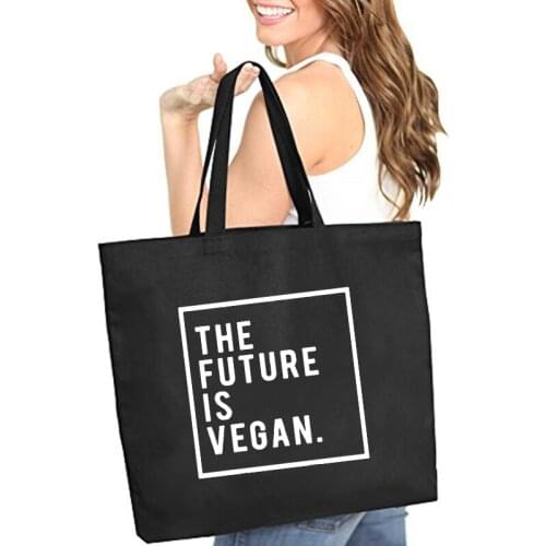 2021 New Harajuku Tumblr Graphic Female Shopping Bag Handbags Cloth Canvas Tote Bags Women Eco Reusable Shopper Shoulder Bags