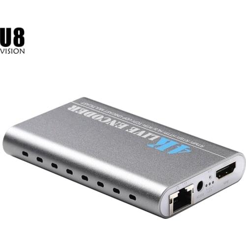U8Vision 3840*2160P 30fps 4K Ultra HD H.265/HEVC H.264/AVC HDMI To IP Video Encoder for Live Streaming/IPTV