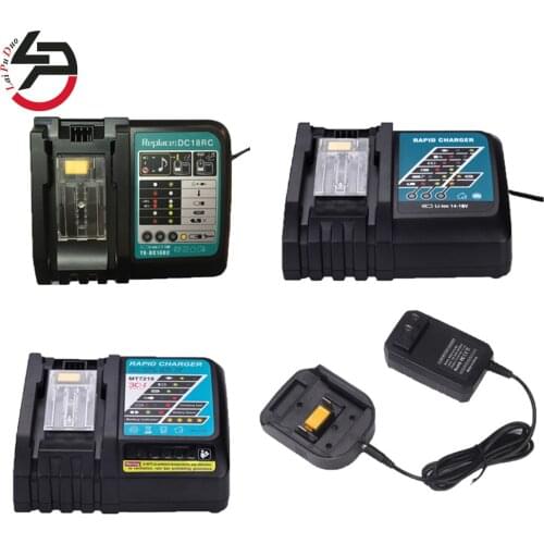 For Makita 14.4V 18V Replacement Power Tool Li-ion Battery Charger MT7218 6.5A DC18RA DC18RC 3A For BL1830 BL1430 Charging